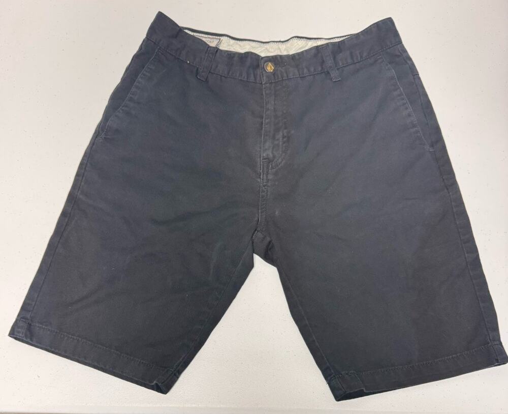 Volcom Men's 30 Black Chino Shorts 10"